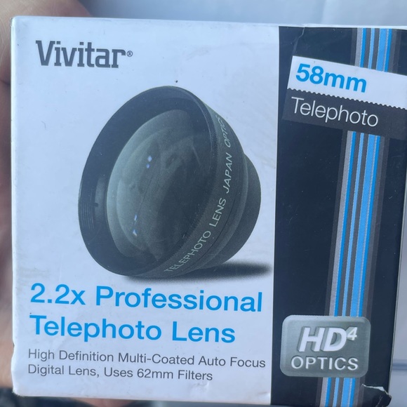 2.2x Telephoto Conversion Lens for Canon EOS Rebel - Picture 1 of 2